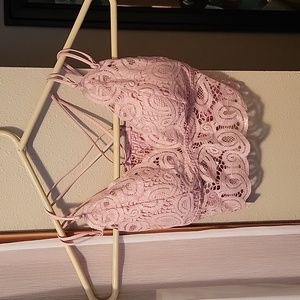 PINK bralette, size XS